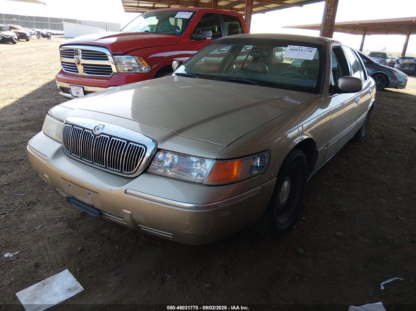 MERCURY GRAND MARQUIS 2000 VIN 2MEFM75W8YX665633