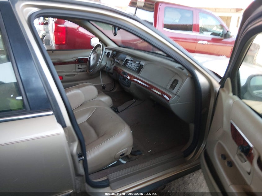 MERCURY GRAND MARQUIS 2000 VIN 2MEFM75W8YX665633