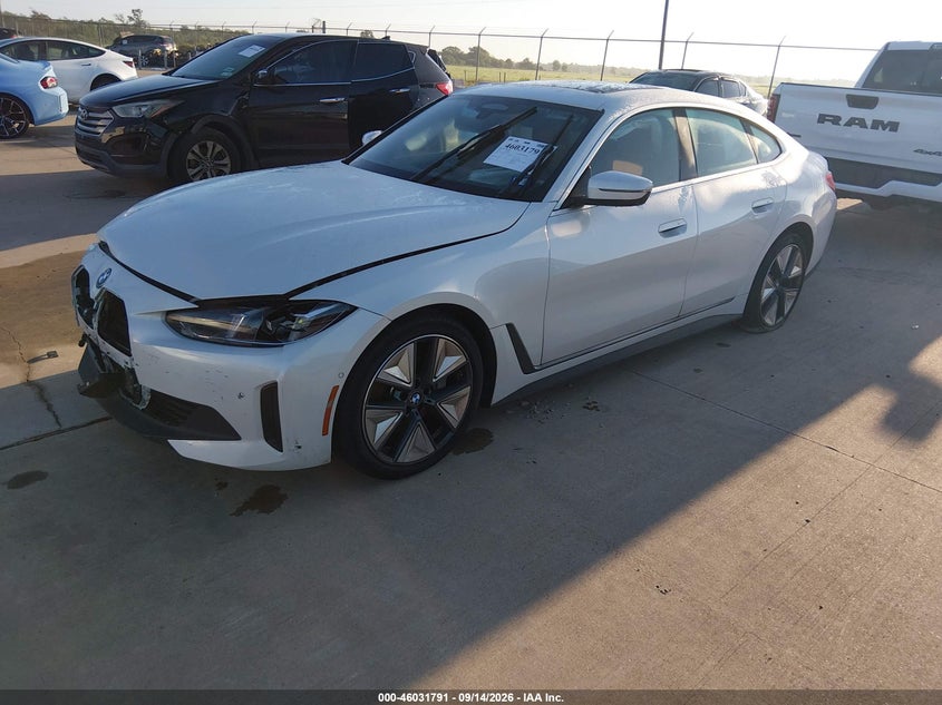 Vin: wby23hd09sfu12442, lot: 46531210, bmw i4 gran coupe edrive40 20252