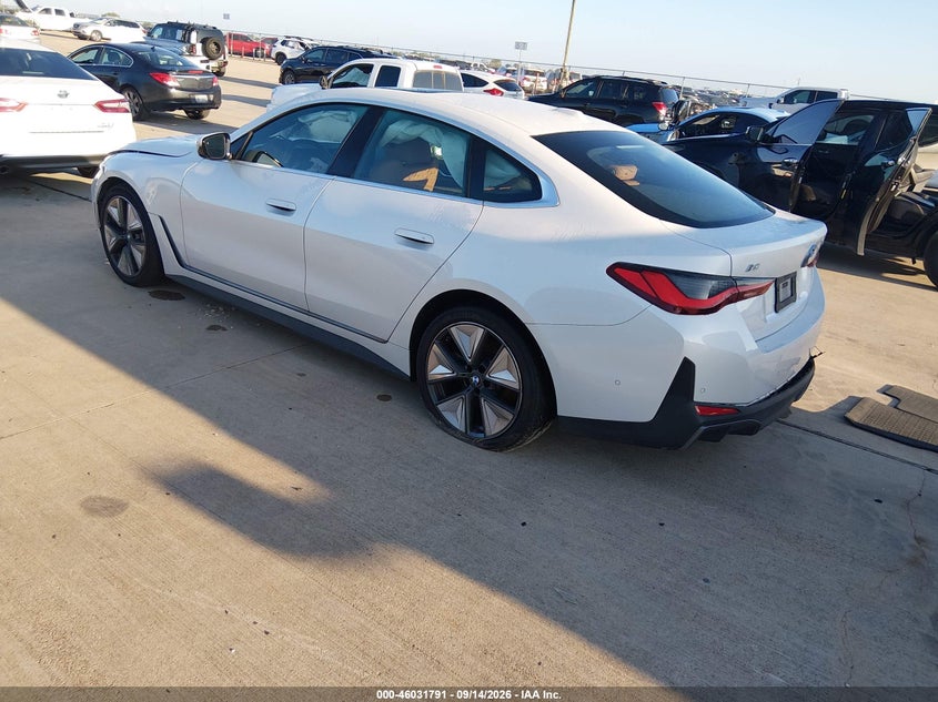 Vin: wby23hd09sfu12442, lot: 46531210, bmw i4 gran coupe edrive40 20253