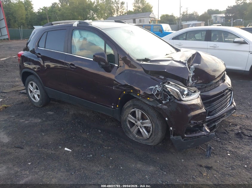 Vin: kl7cjpsb9lb347172, lot: 46531212, chevrolet trax awd lt 20201
