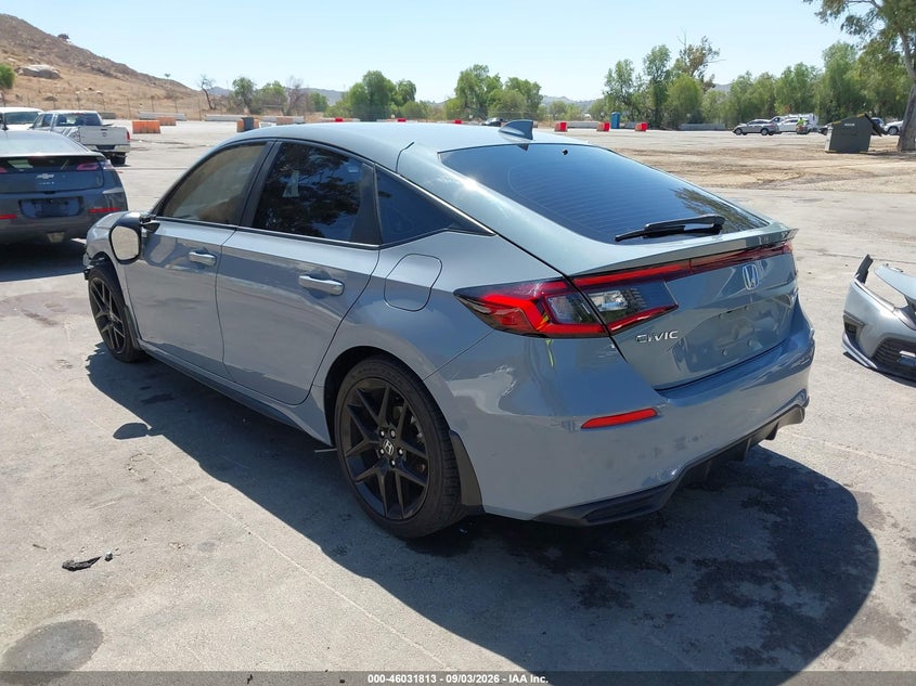 Vin: 19xfl2h81re011732, lot: 46531232, honda civic sport 20243