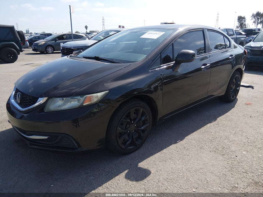 Vin: 19xfb2f54de217583, lot: 46531252, honda civic lx 20132