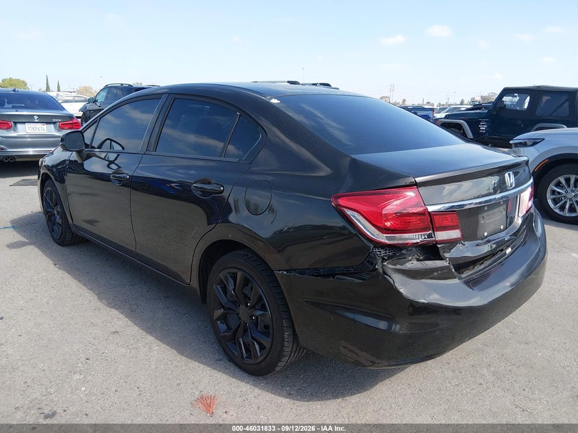 Vin: 19xfb2f54de217583, lot: 46531252, honda civic lx 20133