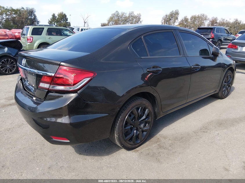 Vin: 19xfb2f54de217583, lot: 46531252, honda civic lx 20134