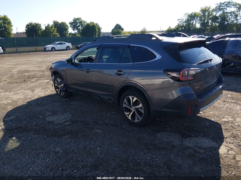Vin: 4s4btanc1n3152086, lot: 46531396, subaru outback limited 20223