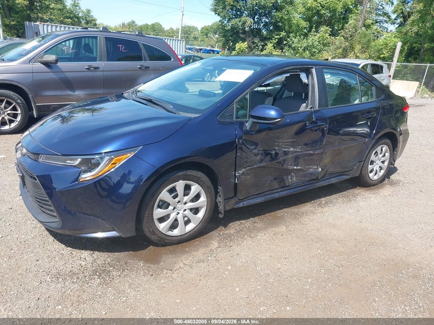 Vin: 5yfb4mde9sp260710, lot: 46531424, toyota corolla le 20252
