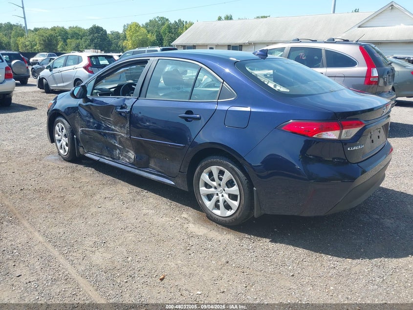 Vin: 5yfb4mde9sp260710, lot: 46531424, toyota corolla le 20253