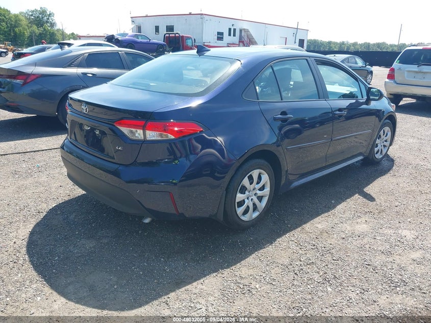 Vin: 5yfb4mde9sp260710, lot: 46531424, toyota corolla le 20254