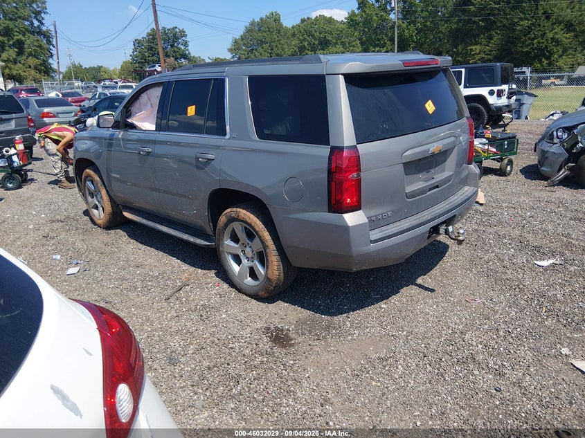 Vin: 1gnscbkcxhr328351, lot: 46531448, chevrolet tahoe lt 20173