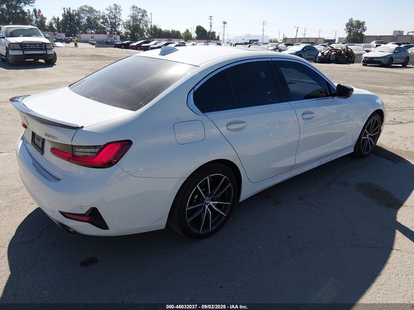 BMW 330I 2019 VIN 3MW5R1J56K8B01092
