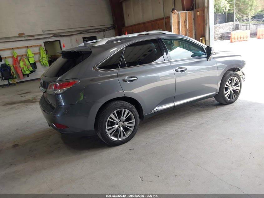 LEXUS RX 450H 2013 VIN JTJBC1BA0D2439427