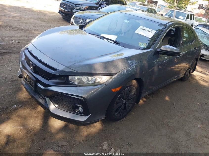 Vin: shhfk7h55hu428610, lot: 46531486, honda civic ex 20172