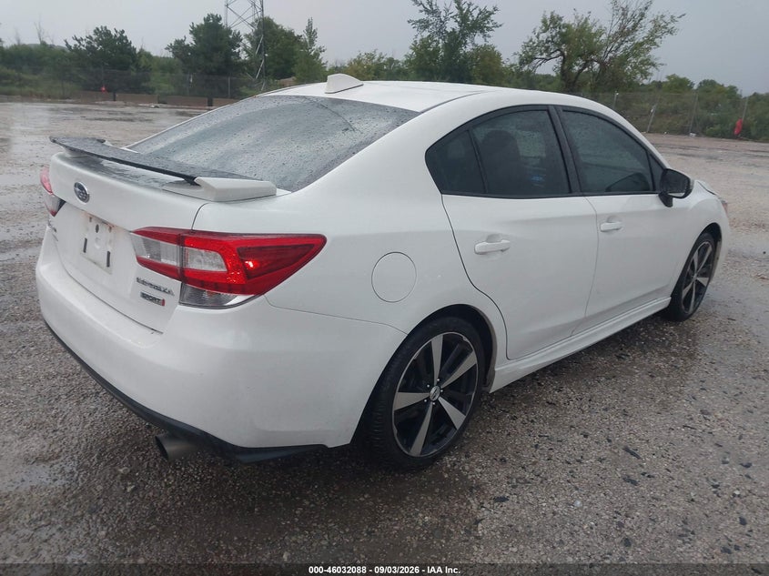 2017 SUBARU IMPREZA SEDAN 2.0L H-4 DI, DOHC, VVT, REGULAR , 152HP