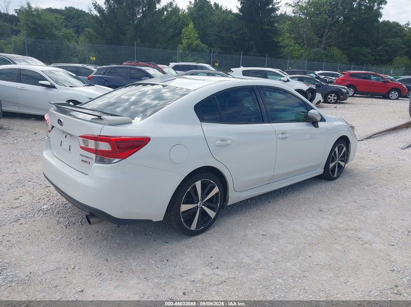 Vin: 4s3gkam67h3600196, lot: 46531507, subaru impreza 2.0i sport 20174
