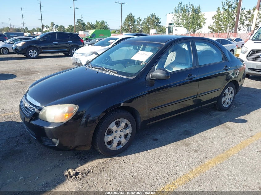 2009 Kia Spectra, Обычный износ, IAAI, VIN KNAFE222795642539 — фото 2