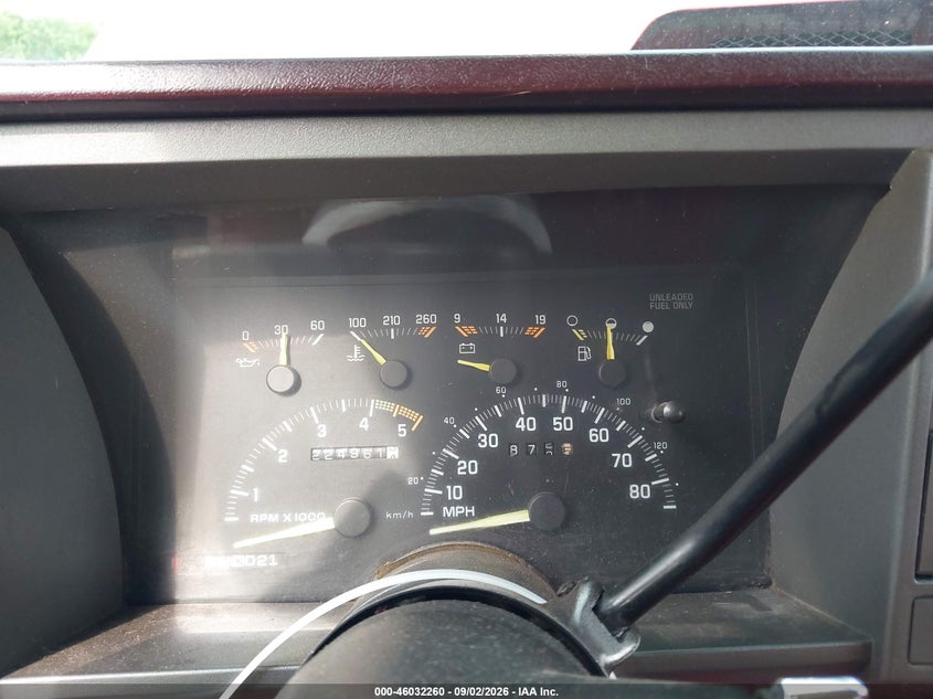 GMC SIERRA 1993 VIN 2GTEK19K6P1539618