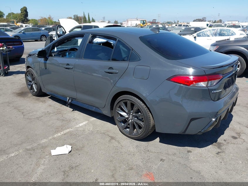 Vin: jtdbcmfe6s3080724, lot: 46531697, toyota corolla hybrid se 20253
