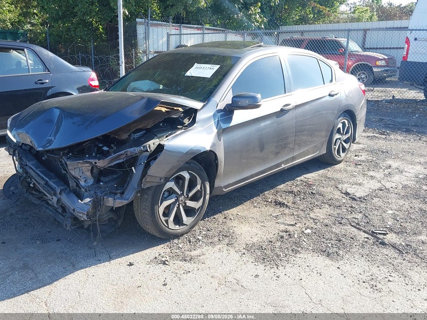 Vin: 1hgcr2f71ga223382, lot: 46531707, honda accord ex 20162