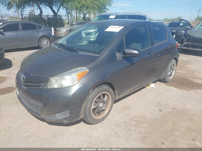 Vin: jtdktud32cd532911, lot: 46531726, toyota yaris le 20122