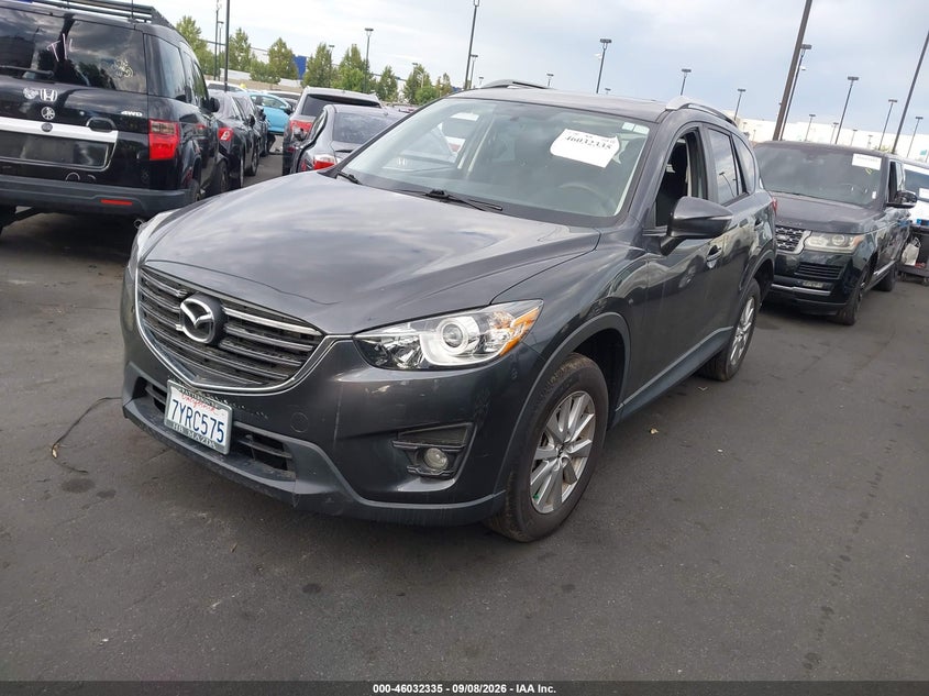 2016 Mazda CX-5, Перед і зад, IAAI, VIN JM3KE2CY3G0883648 — фото 2