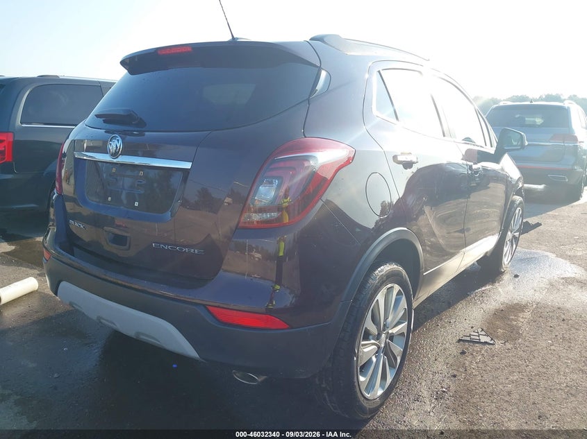 Vin: kl4cjasbxhb196974, lot: 46531759, buick encore preferred 20174