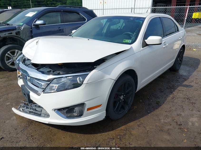 2010 Ford Fusion, Удар спереду, IAAI, VIN 3FAHP0JA8AR237817 — фото 2