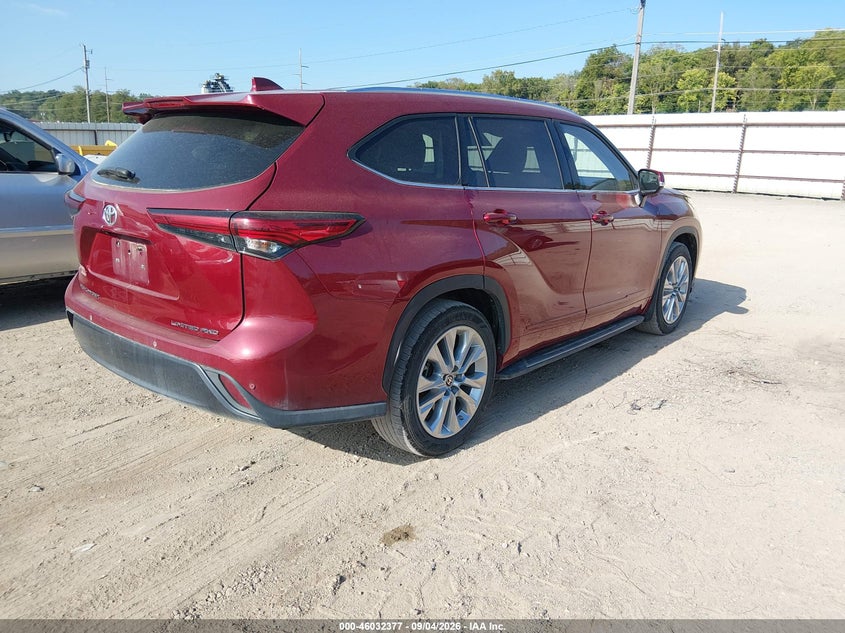 TOYOTA HIGHLANDER 2022 VIN 5TDDZRBH7NS563727