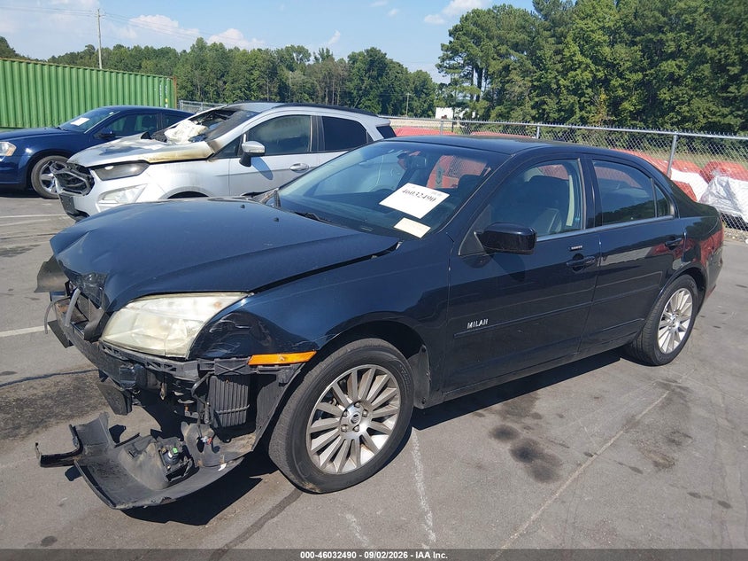 MERCURY MILAN 2008 VIN 3MEHM08128R667263
