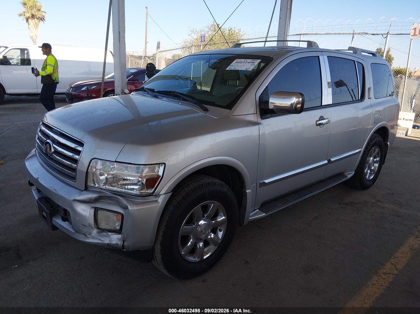 2004 Infiniti Qx56, Front End, IAAI, VIN 5N3AA08C64N812009 — photo 2