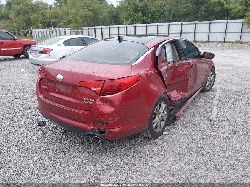 Vin: 5xxgn4a70dg199400, lot: 46531945, kia optima ex 20134
