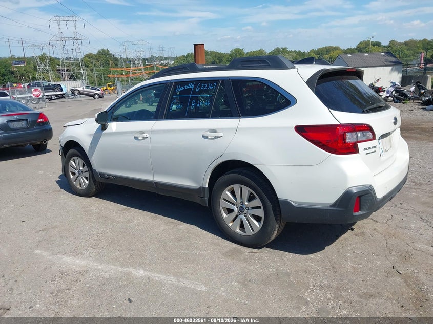 Vin: 4s4bsafc8k3341654, lot: 46531980, subaru outback 2.5i premium 20193