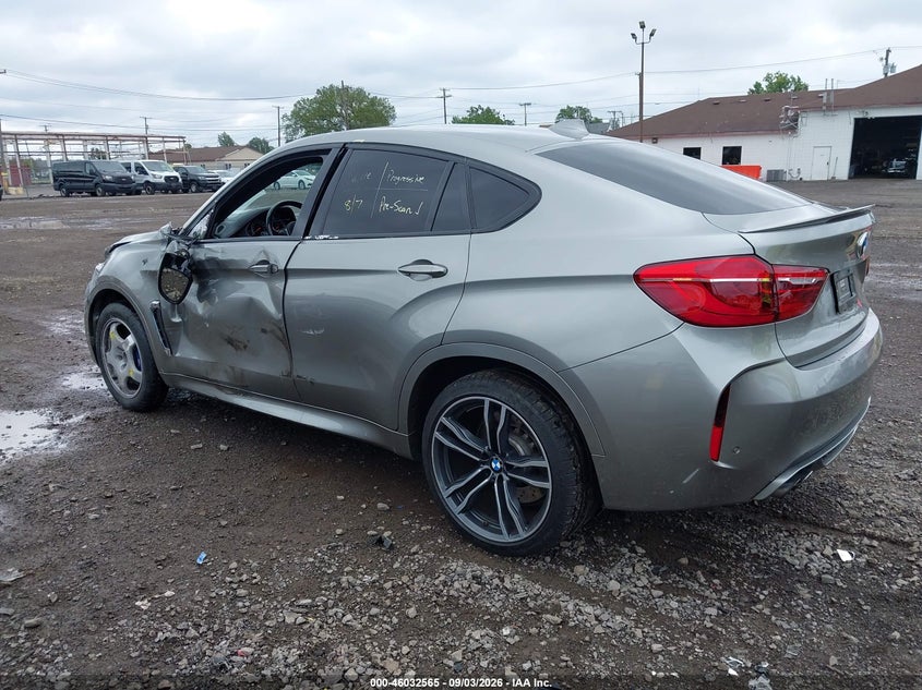 Vin: 5ymkw8c54j0y74759, lot: 46531984, bmw x6 m 20183