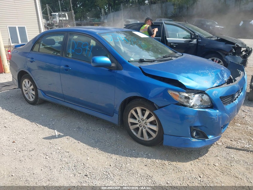 Vin: 1nxbu4ee7az252861, lot: 46532010, toyota corolla s 20101
