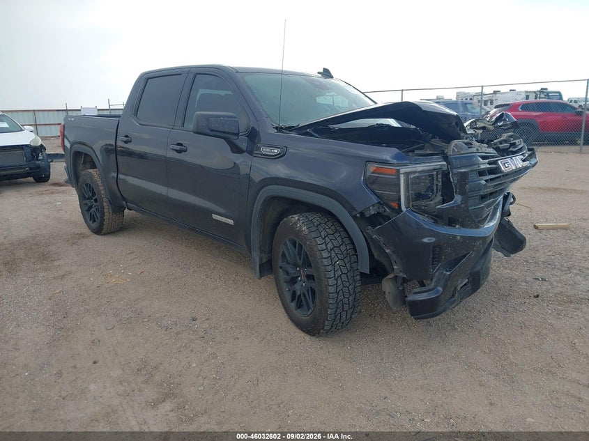 Vin: 3gtuuced5pg358476, lot: 46532021, gmc sierra 1500 4wd  short box elevation with 3sb 2023 img_1