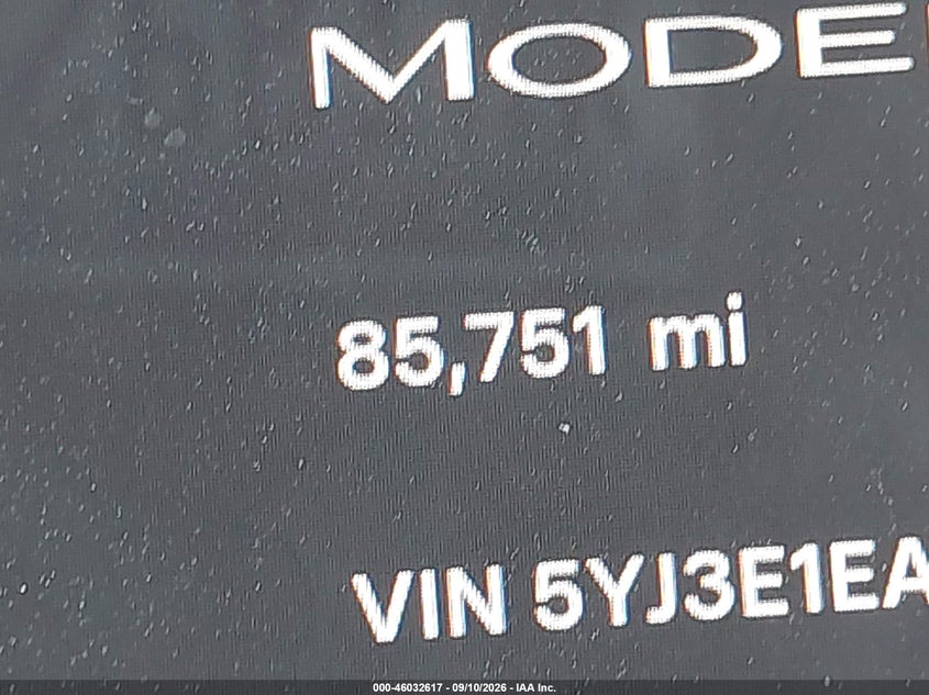 TESLA MODEL 3 2023 VIN 5YJ3E1EA6PF433596