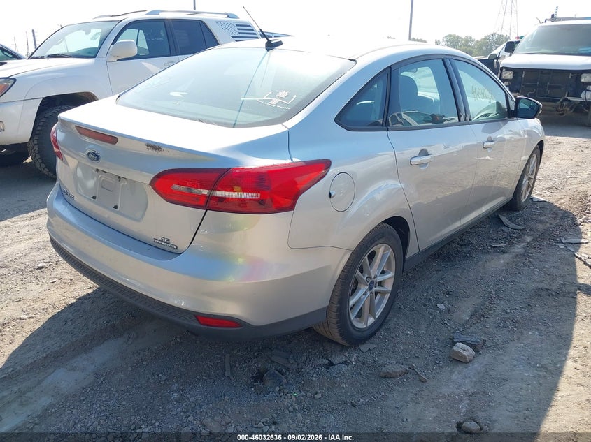 2016 FORD FOCUS SEDAN 2.0L I-4 DI, DOHC, VVT, REGULAR , 160HP