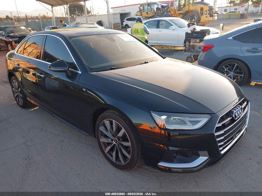 2021 Audi A4 VIN WAUABAF43MA069275