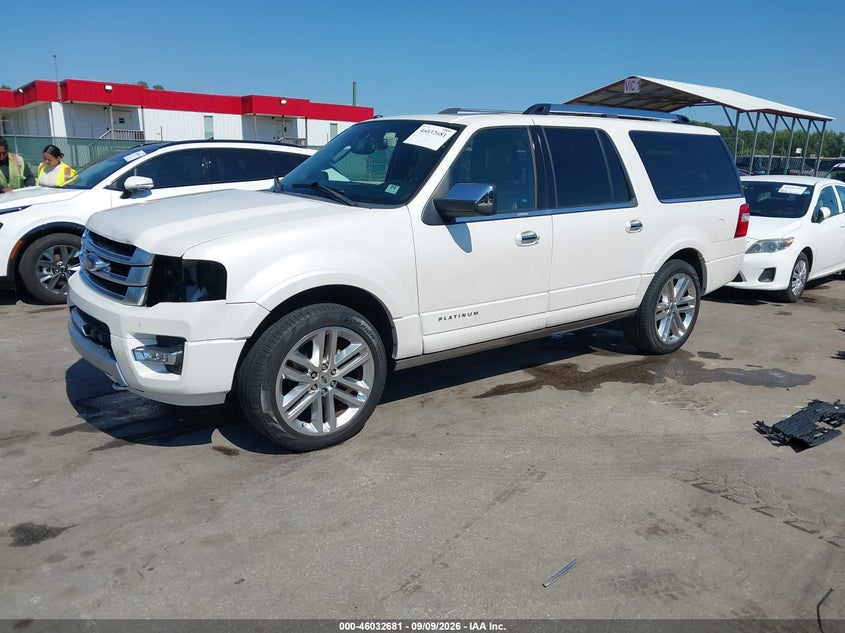 Vin: 1fmjk1mt9hea36708, lot: 46532099, ford expedition el platinum 20172
