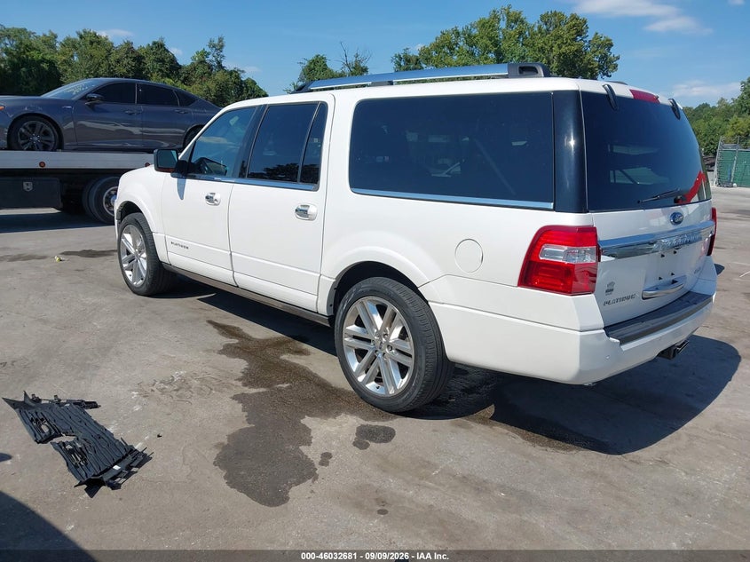 Vin: 1fmjk1mt9hea36708, lot: 46532099, ford expedition el platinum 20173