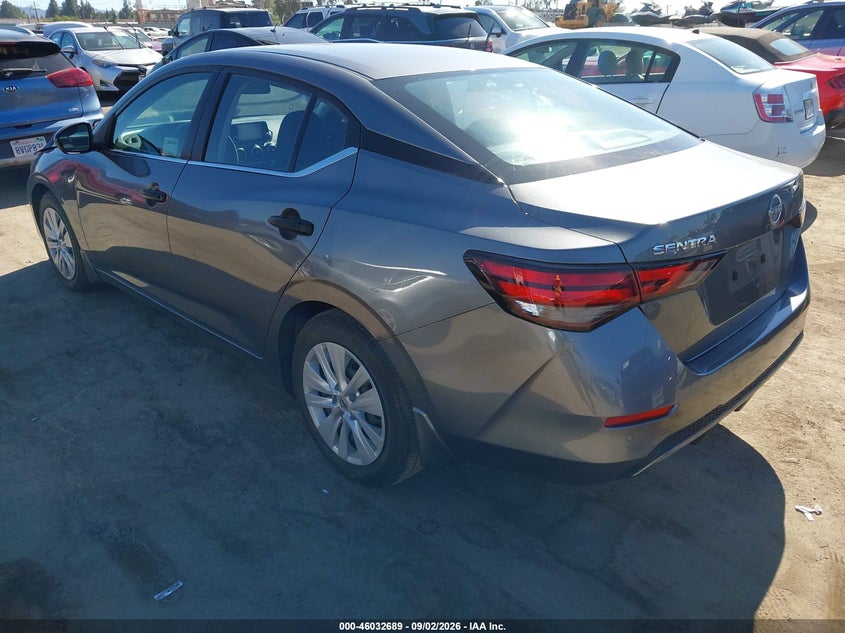 Vin: 3n1ab8bv5sy267975, lot: 46532108, nissan sentra s 20253