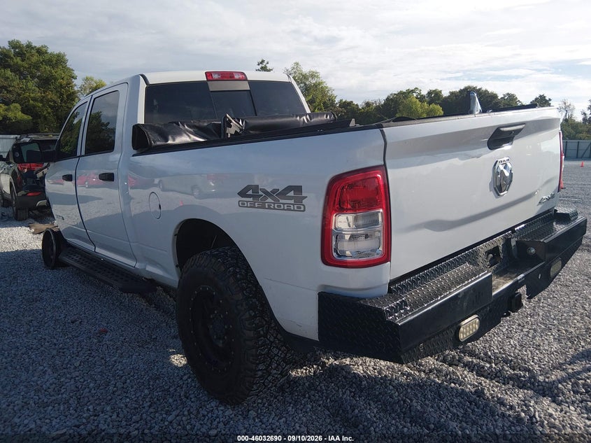 Vin: 3c6ur5cj4kg640923, lot: 46532109, ram 2500 tradesman  4x4 6'4 box 20193