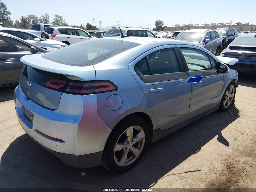 Vin: 1g1re6e40eu162338, lot: 46532216, chevrolet volt 20144