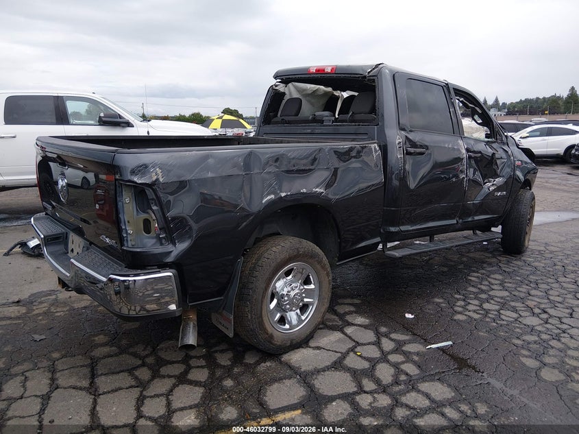 Vin: 3c6ur5dj2mg694853, lot: 46532218, ram 2500 big horn  4x4 6'4 box 20214