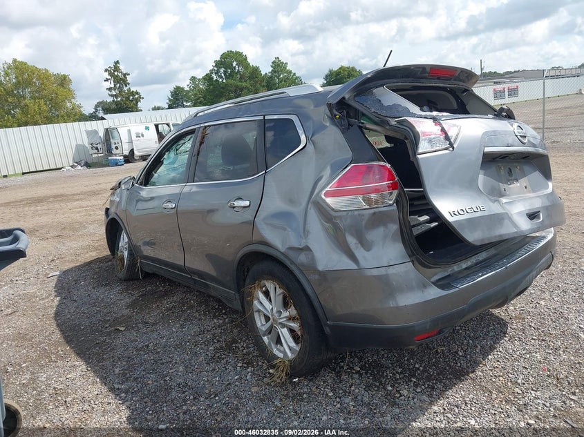Vin: knmat2mtxfp503109, lot: 46532255, nissan rogue sv 20153