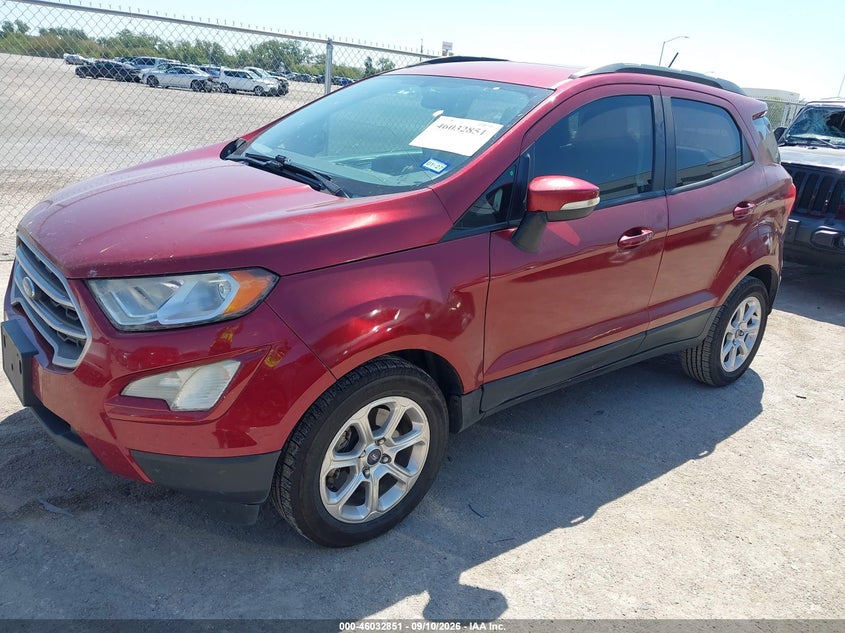 Vin: maj3s2ge4kc291601, lot: 46532271, ford ecosport se 20192