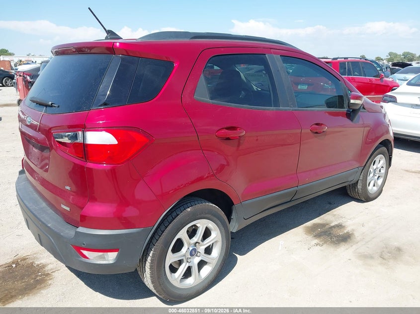 Vin: maj3s2ge4kc291601, lot: 46532271, ford ecosport se 20194