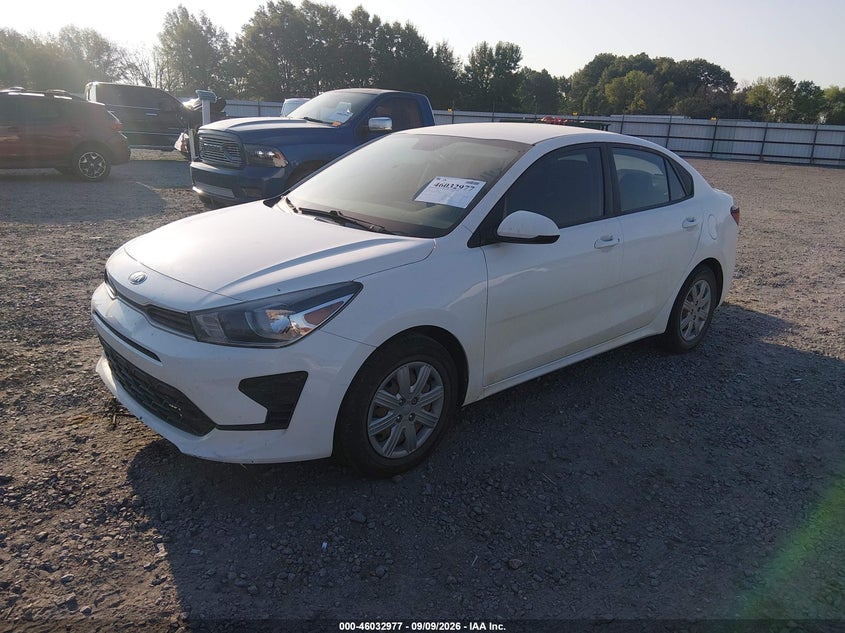 Vin: 3kpa24ad1me430818, lot: 46532396, kia rio lx 20212
