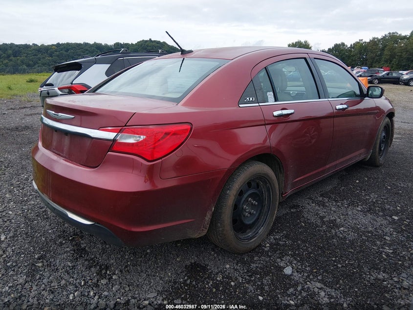Vin: 1c3ccbab8en122118, lot: 46532406, chrysler 200 lx 20144