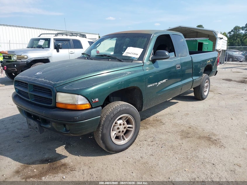 DODGE DAKOTA 2000 VIN 1B7GG22XXYS726500